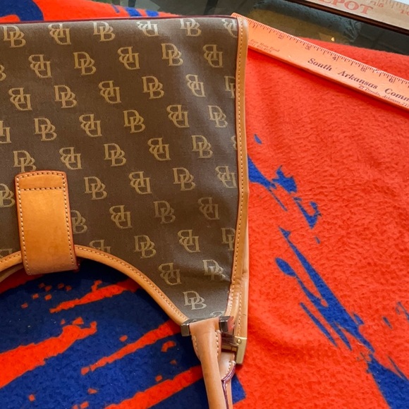 Dooney & Bourke Vintage Set of 3 Taupe Canvas & Tan Leather Bags, Preowned - Picture 12 of 16